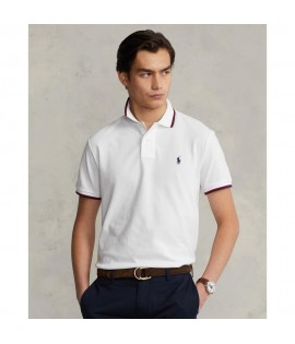 Custom Slim Fit Mesh Polo Shirt