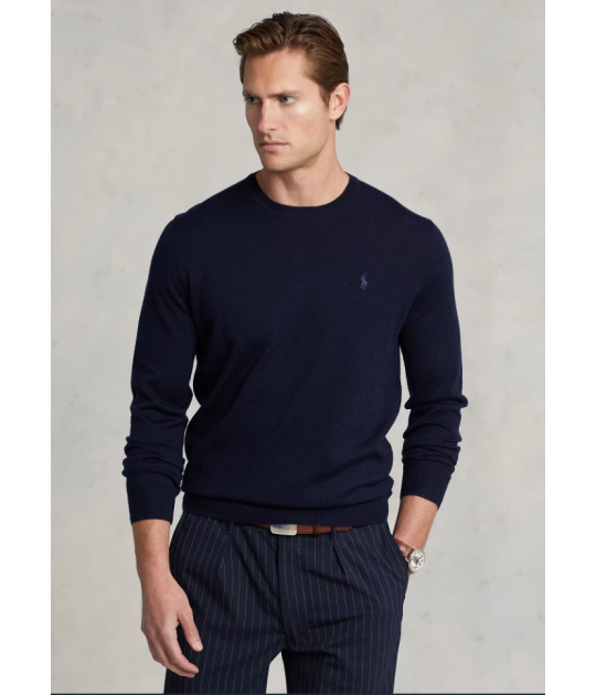 Slim Fit Washable Wool Jumper