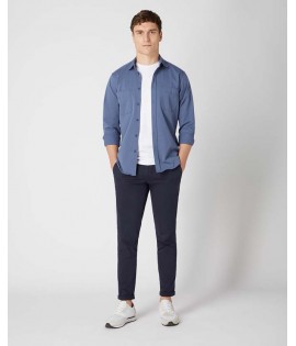 Blue Regular Long Sleeve Casual Shirt